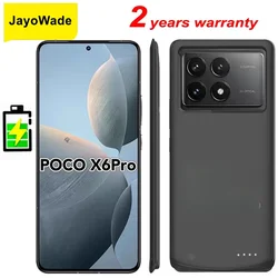 10000mah New Battery Charger Case for Xiaomi Poco X6 Pro X6 X6Neo External Battery Power Bank Charging Cover Power Case Bateria