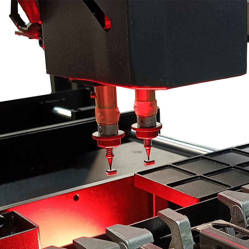 สต็อกในเครื่องติดตั้ง Smt บนเดสก์ท็อป RU เครื่อง 2 หัวความเร็วสูงเครื่อง Pcb Pick And Place สําหรับการประกอบ Smt