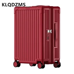 KLQDZMS-Valise à roulettes pour femme, bagage de voyage, bagage à main, boîte d'embarquement, fermeture éclair extensible, mot de passe, 20 amarans, 24 pouces