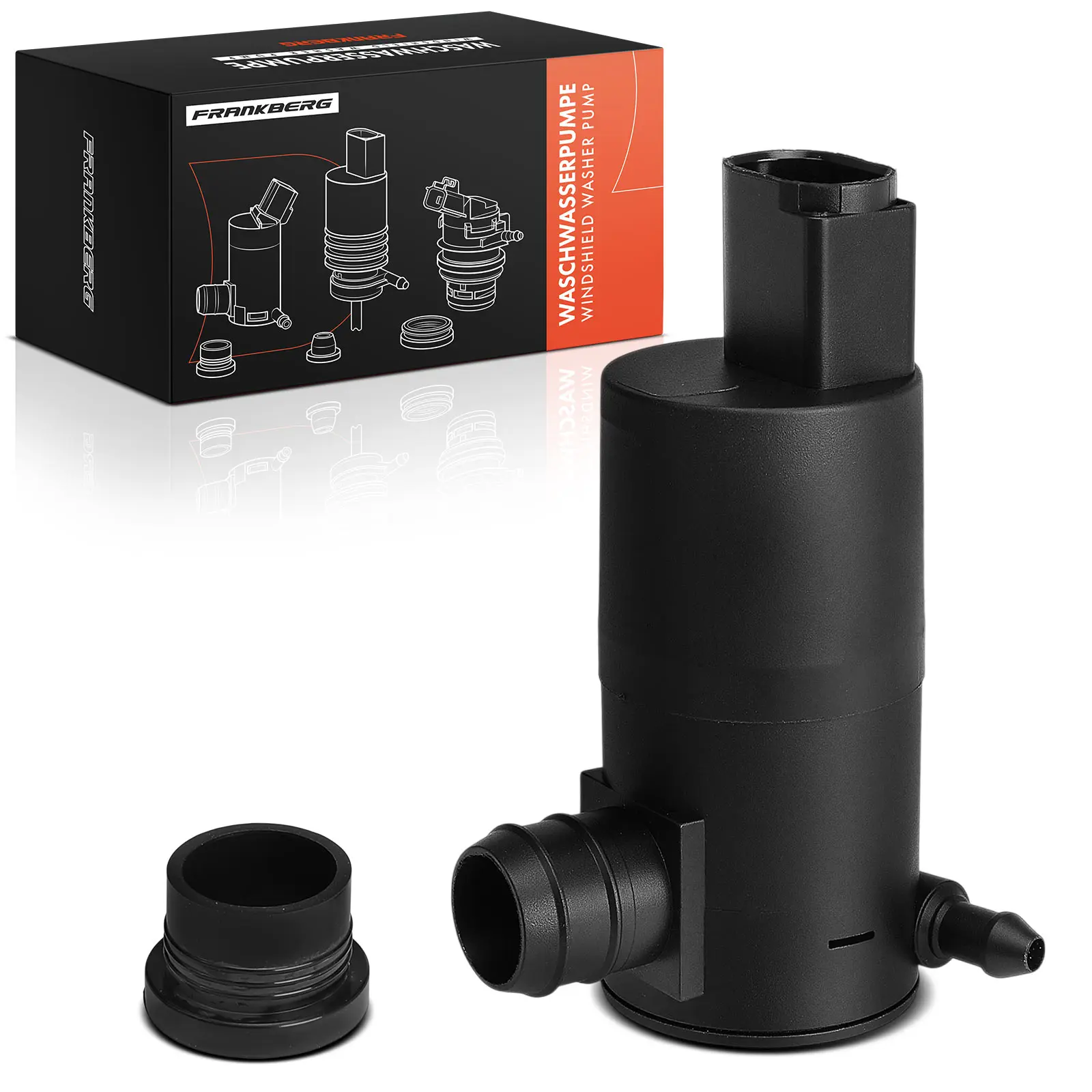 Frankberg 1x Waschwasserpumpe Scheibenreinigung Vorne für Land Rover L320 Toyota Yaris 985103L000 V48080029 985101H000