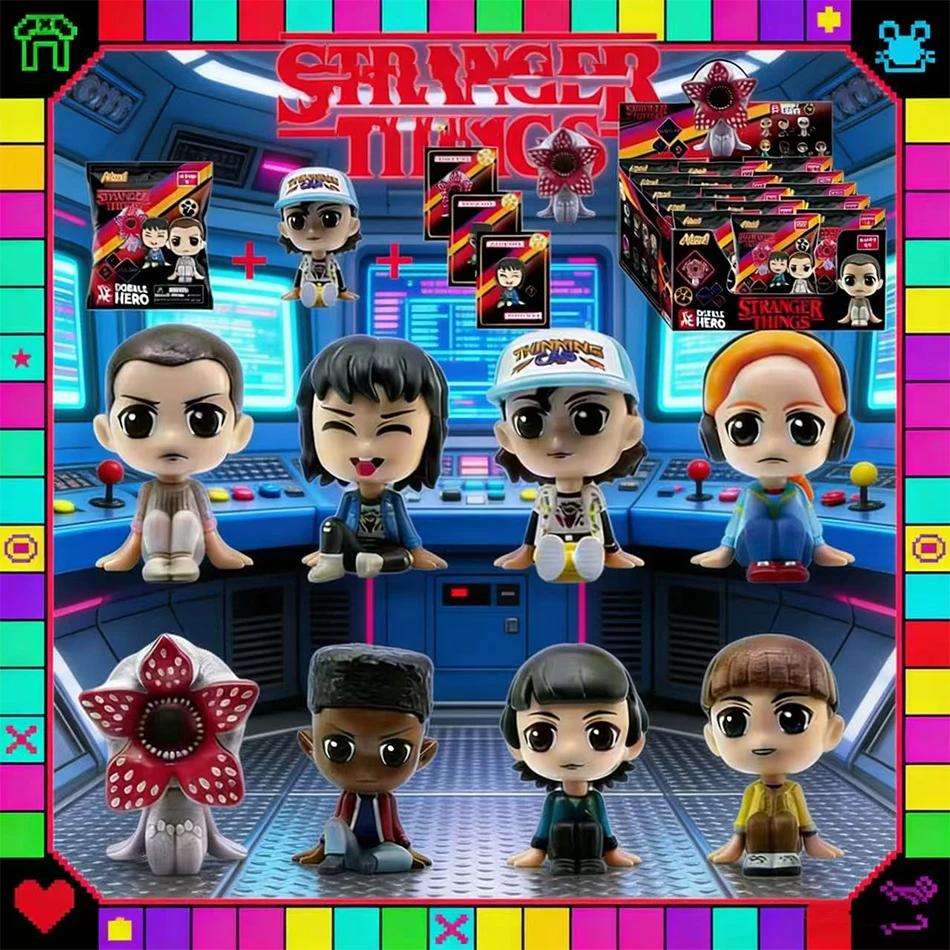 Figurka Stranger Things blind box Eleven Dustin Barb Steve Demogorgon Figurki Akcji Zabawki Figurka Akcji Cosplay Ozdoby Winylowe