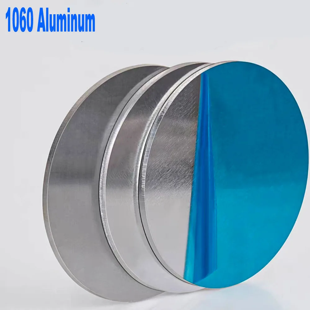 1060 Aluminum Round Disc Dia 50-300mm Thickness 0.5-10mm Circular Metal Sheet For DIY Hand Crafts