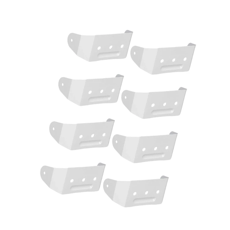  Gutter Downspout Straps Replacement Aluminum Rain Gutter Straps Wall Mount Brackets for 2x3Inch Gutter Pipes Enduring