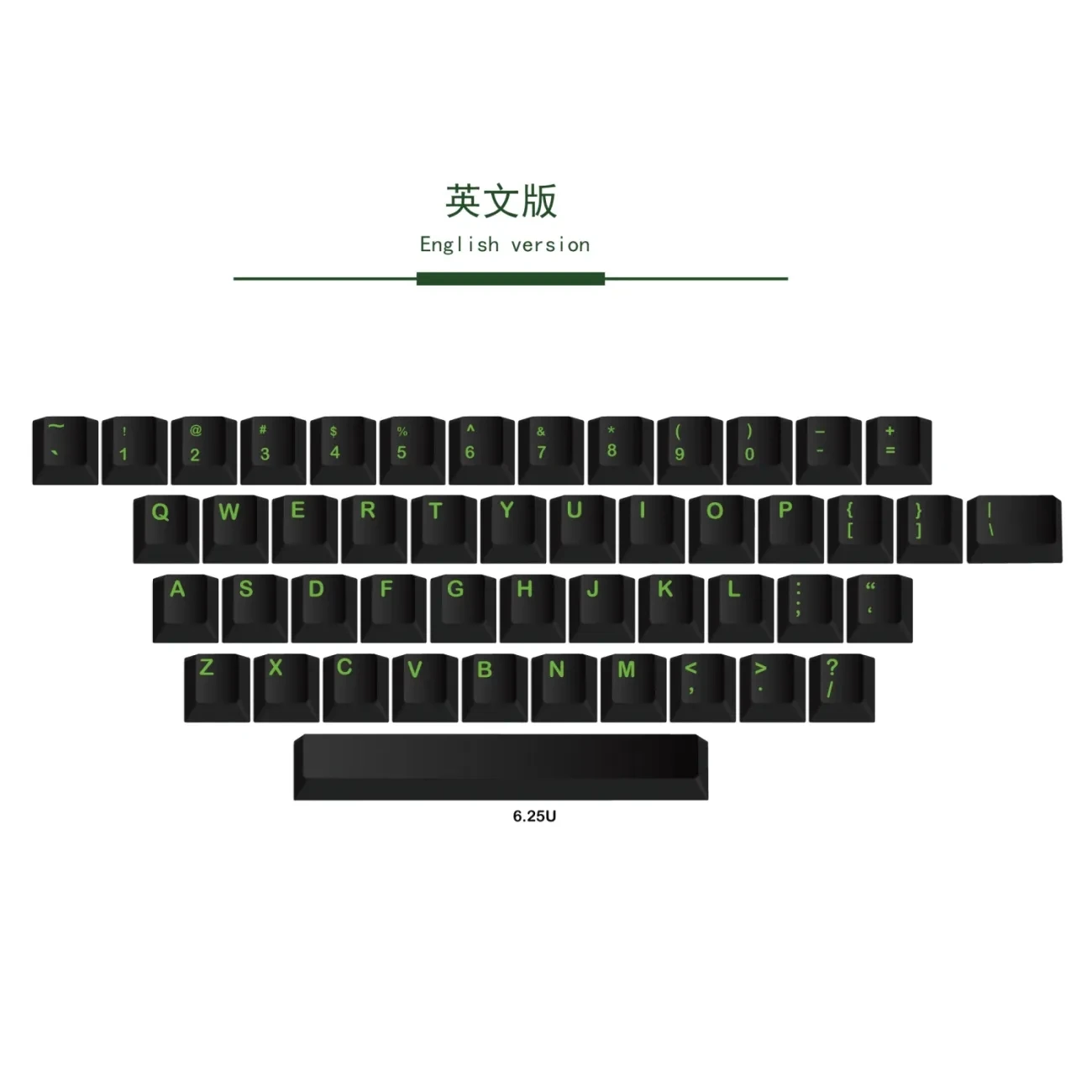 Perfil de cor verde cereja japonês do tiro triplo do dobro pbt dos keycaps do semicondutor chreey 129 chaves pbt para o teclado mecânico