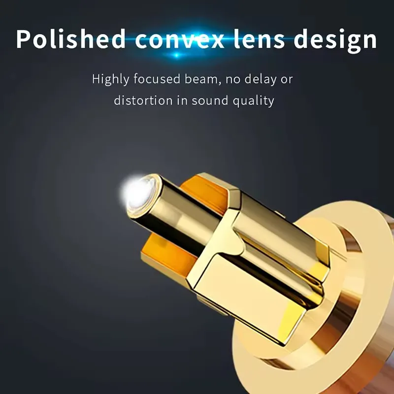 Yyaudio สายดิจิตอล TOSLINK สายลำโพงดิจิตอลสายออดิโอสายลำโพงใยแก้วนำแสงสำหรับทีวี PS3 Xbox DVD CD MINI Disc AV