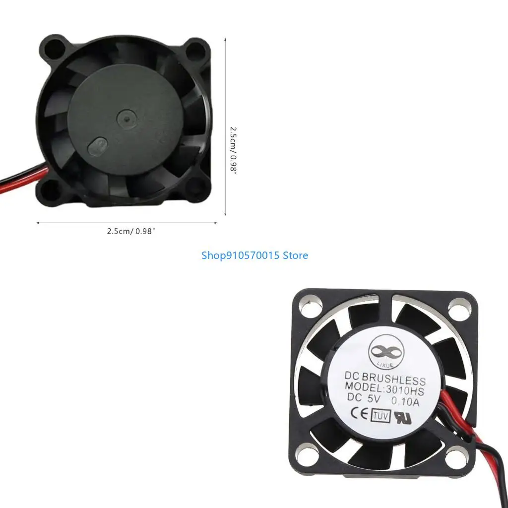 B95C DC5V/12V/24V Brushless Cooling Fan Hydraulic Bearing Brushless Cooling Fan High-Speed Running Cooling Fan Radiator
