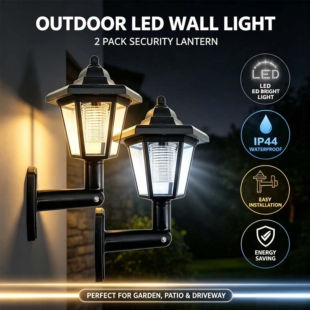 Outdoor Yard Lighting Fixtures - 1-2 SZT. Solarne Lampy Uliczne LED