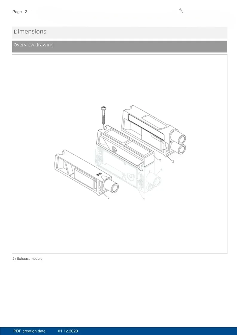 Глушитель острова клапана R 412018331 , Р 412020087   Подача воздуха R 412018337