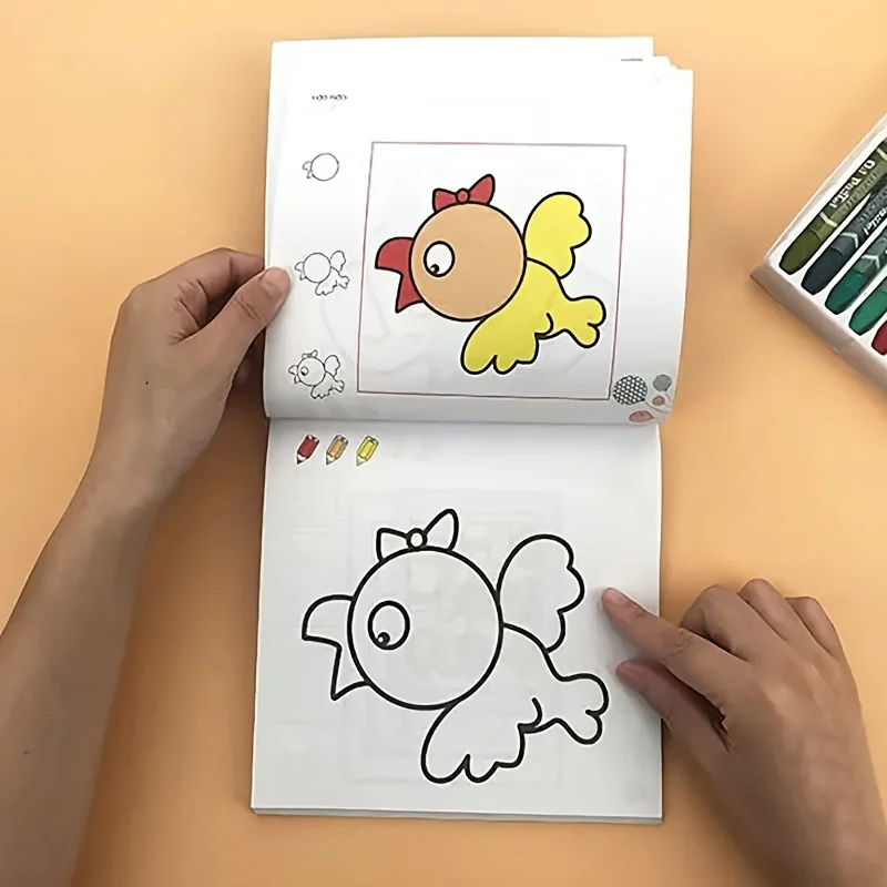 Un guide de dessin pour débutants de 160 pages comprenant des activités colorées, des croquis simples, des puzzles de graffiti et des exercices de dessin