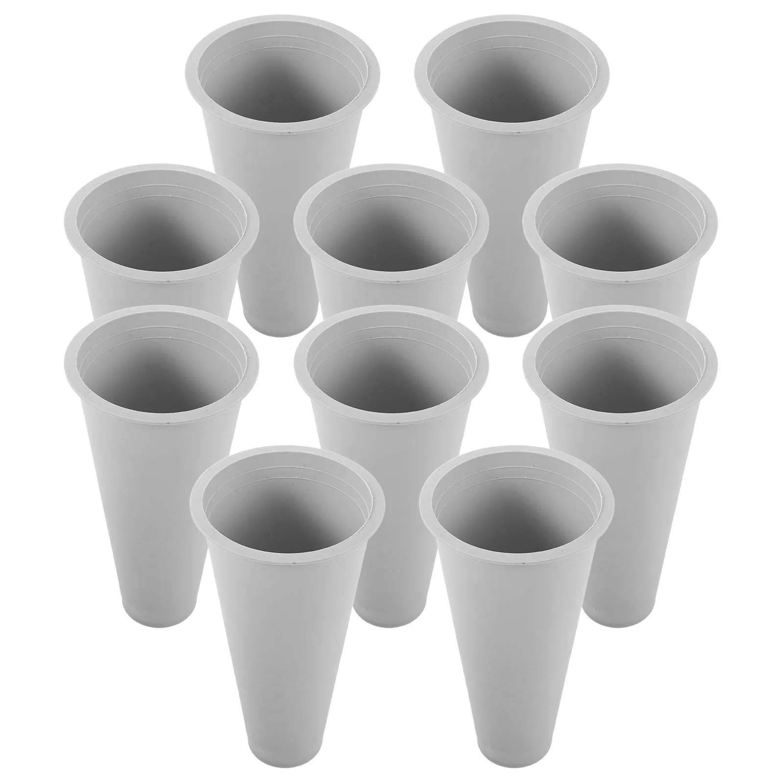 

10 шт. пластиковых ваз для цветов на кладбище: держатели для цветов на могилы, для оформления похоронных обрядов, для церковных кладбищ