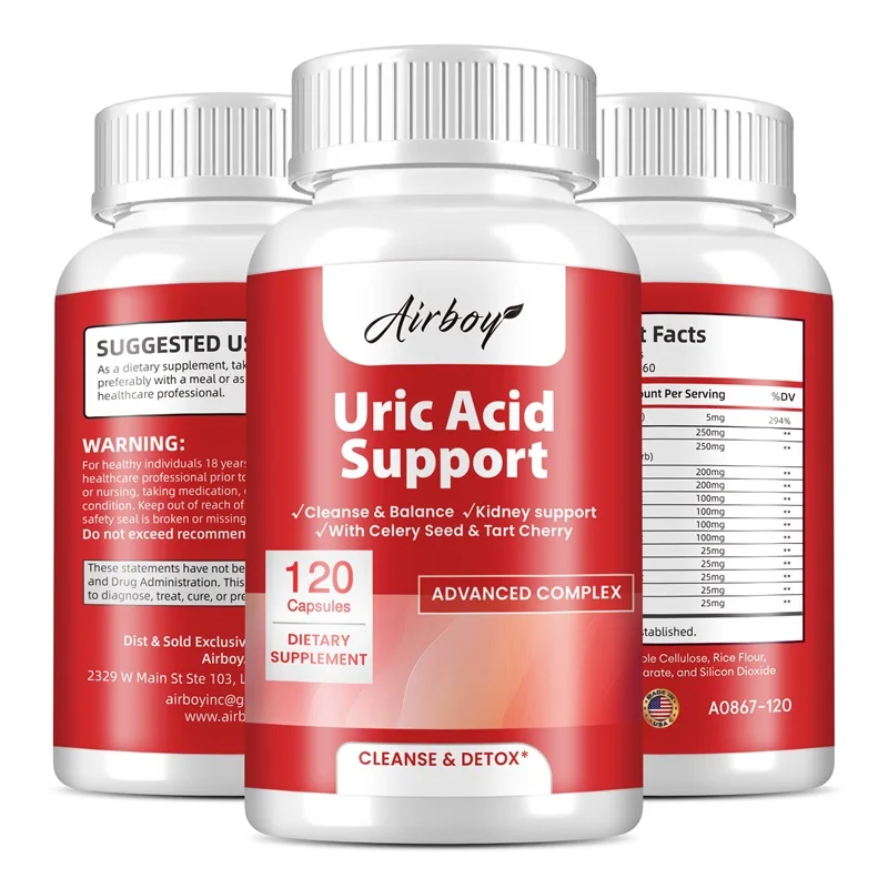 

Uric Acid Support - Clears Uric Acid and Detoxifies, Supports Joint Health and Kidney Function, and Maintains Immune Balance