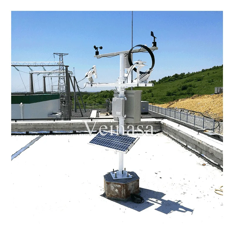 2026 Veinasa Solar Meteorological Station Model PVAWS00X for Photovoltaic and Solar Power Generation  Customized Support wind sp