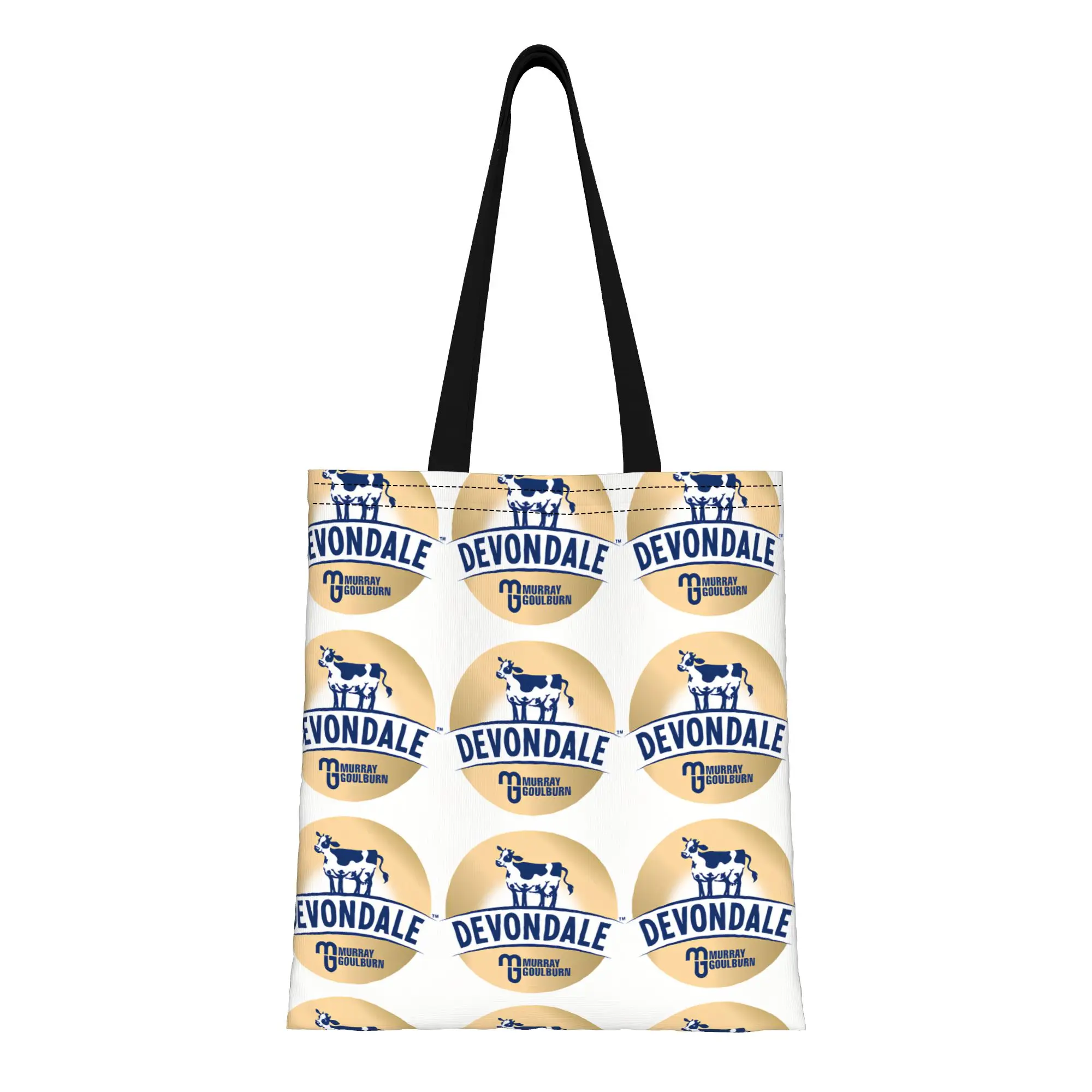 

Сумка-тоут из канваса с логотипом Murray Goulburn Cow от dDevondale, идеально подходит для шопинга, путешествий, активного отдыха, прочная сумка через плечо