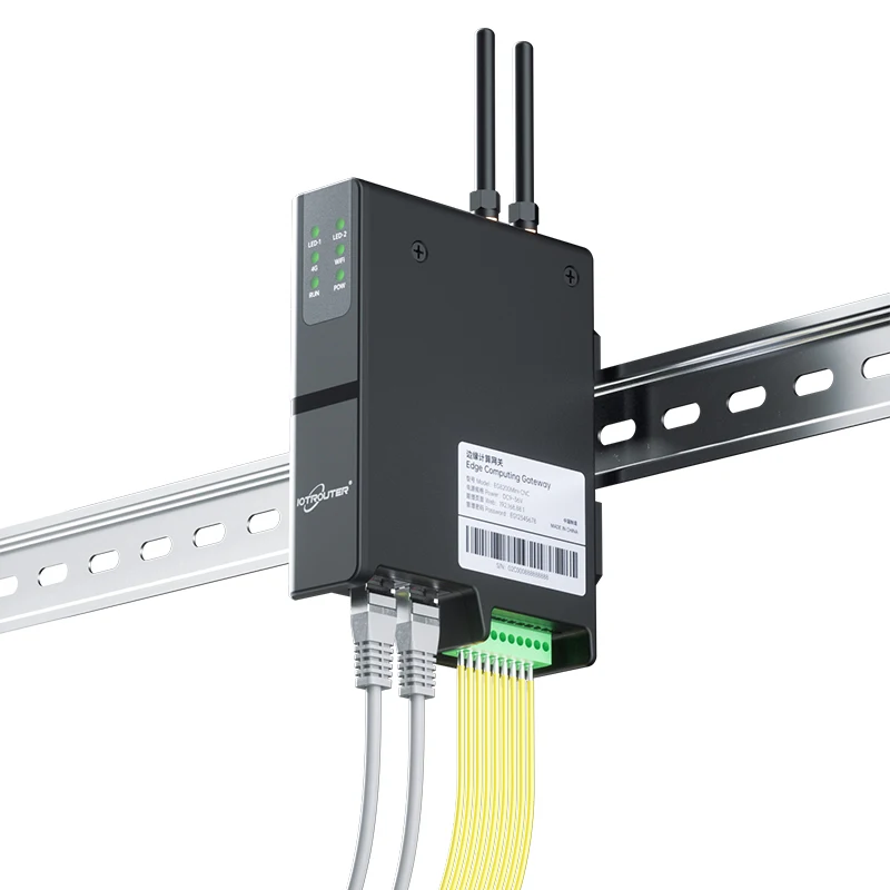 Edge Computing IoT Gateway Modbus DL645 Protocol Conversion Data Encryption OPC UA/OPC DA/ MQTT Json Communication Networking