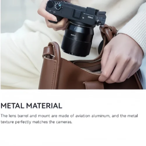APS-C 56mm F1.8 Large Aperture Portrait Photography Lens for Sony ZE-E10 A7C2 A6700 Fujifilm XF Nikon Z Z30