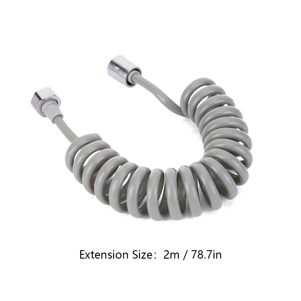 2/3/5M Flexible Shower Hose Universal Spring Extension Hand Sprayer Pipe Connector Spring Tube Bathroom Toilet Bidet Accessories