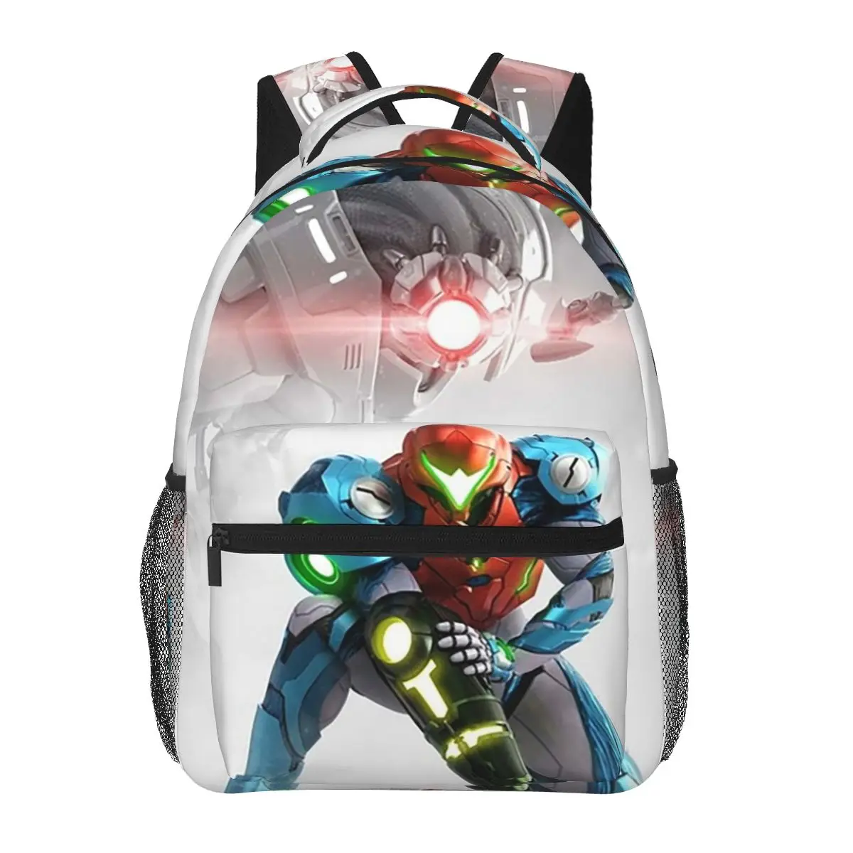 

Metroid Backpacks Boys Girls Bookbag Children School Bags Cartoon Laptop Rucksack Shoulder Bag Large Capacity