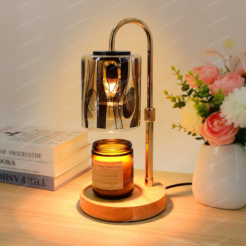 Retro Aromatherapy Wax Melting Lamp Simple Light Luxury High-Grade Candle Melter Lamp