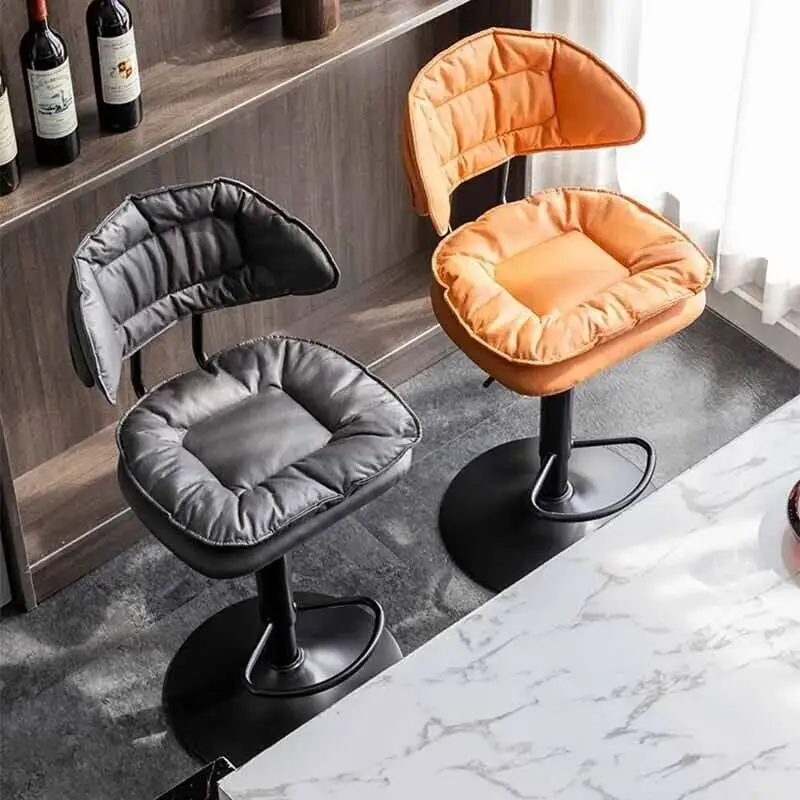 

Adjustable Reception Make Stools Bar Designer Up Swivel Bedrooms Bar Chair Barber Party Relaxing Taburete Alto Home Furniture