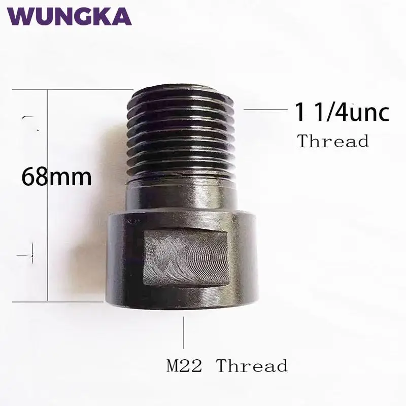 1 Pcs Good Thread Adapter for Diamond Drill Core Bits Male 1 1/4UNC to Female M22 Thread Connection Convertor Construction Tools