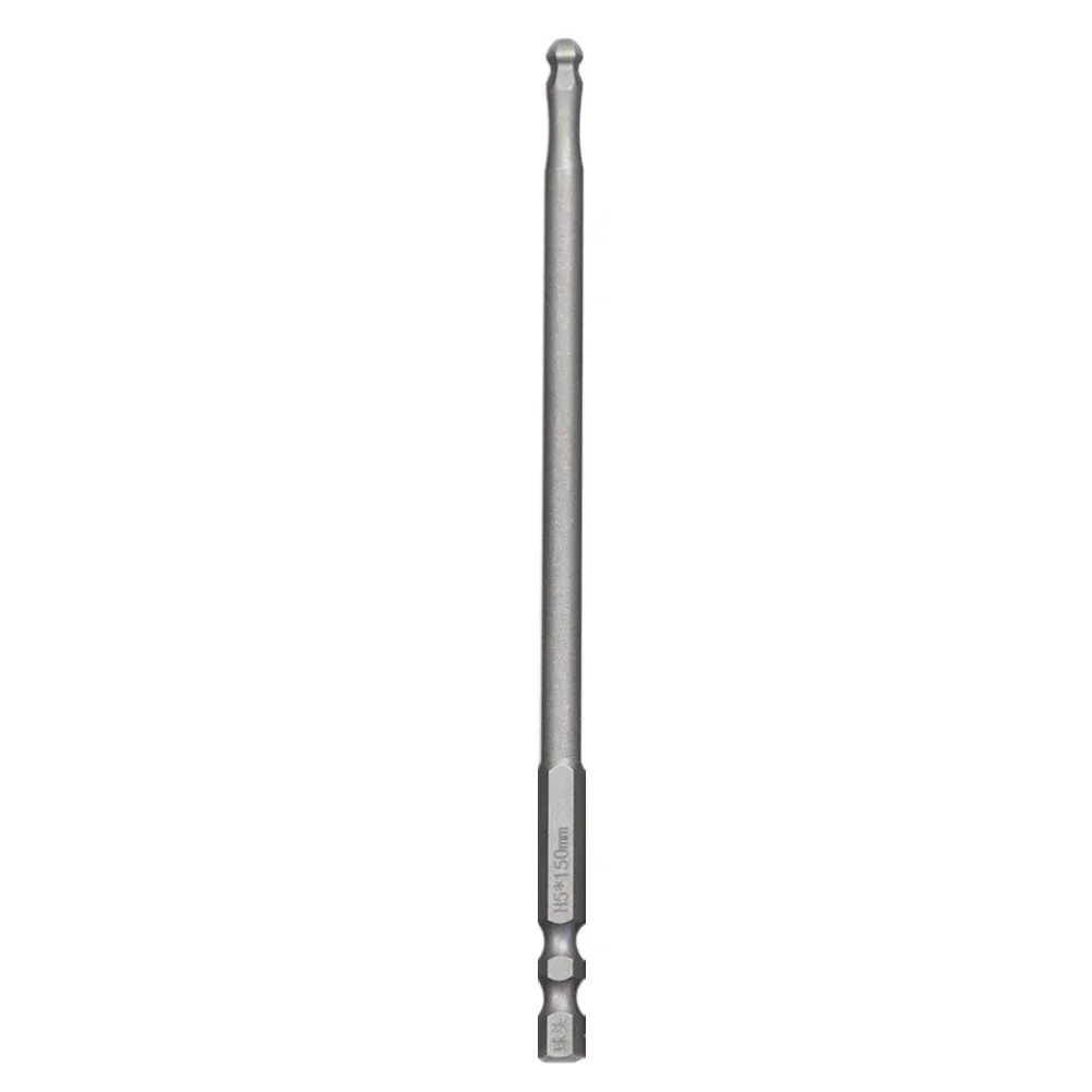 Embout de tournevis en acier allié, embout à bille hexagonal, embout hexagonal, long, outil de tournevis magnétique, 150mm, 1PC