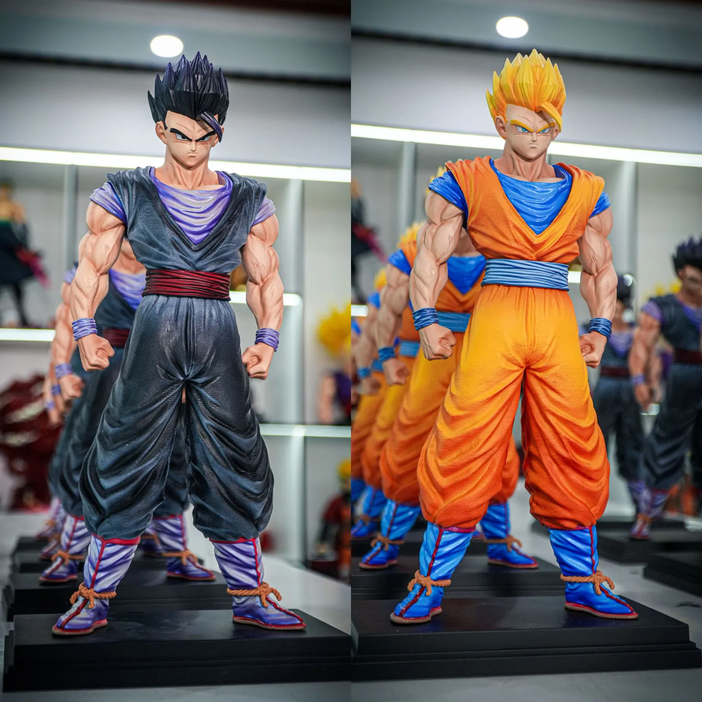 Auf Lager Dragon Ball Gohan Anime-Figur Super Saiyan 2 Son Gohan Figurine PVC Actionfigur Sammlermodelle Statue Spielzeug Geschenk