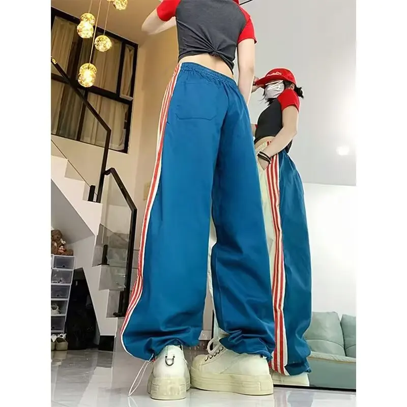 

Know Dream 2024 New Loose Casual Pants Women's Korean Edition Trendy Versatile Pants Summer Thin Wide Leg Floor Pants