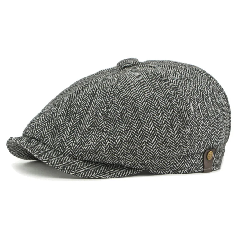 Men Casual Peaky Blinders hat Spring Autumn Retro Beret Hats Wild Casual Hats Unisex Wild Octagonal Cap girl Newsboy English hat view 4