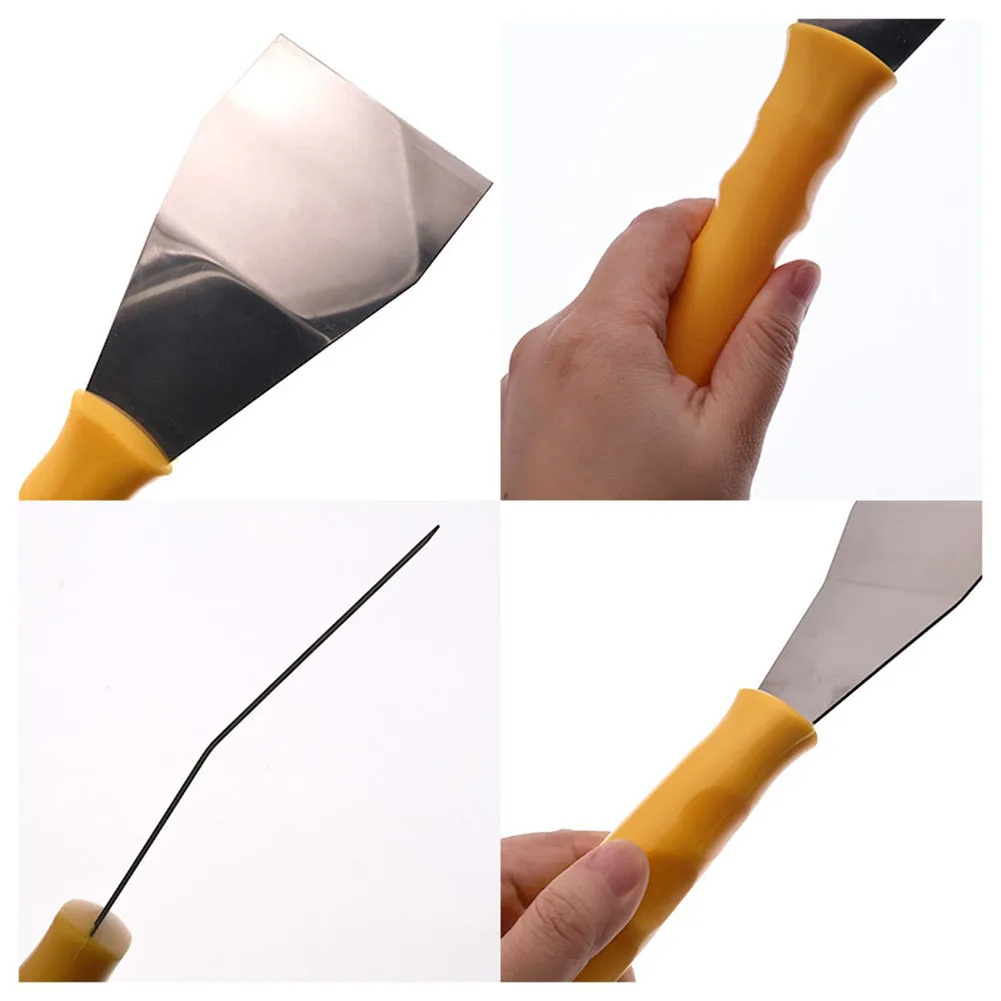 1PCS Stainless Steel Paint Putty Scraper Matte Non-slip Handle Shovel Paint Tools Household Industrial Cleaning 25cm ﻿