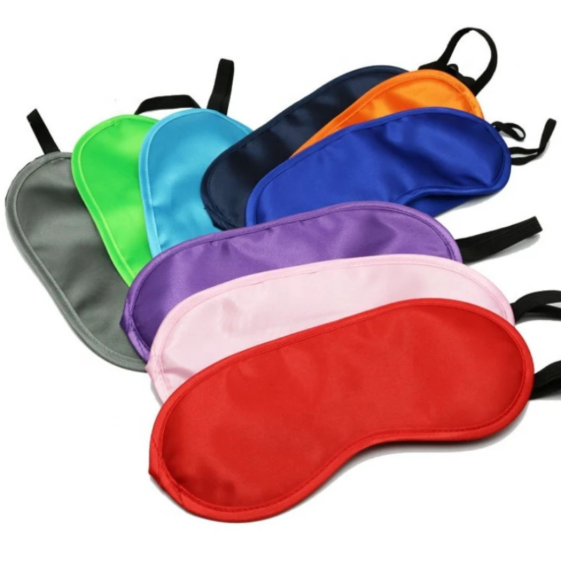 

18 Pcs Eye Mask Shade Cover Blindfold Travel Sleep Eye Masks with Nose Pad for Travel Sleep or Party Supplies Game.(18 Colors)