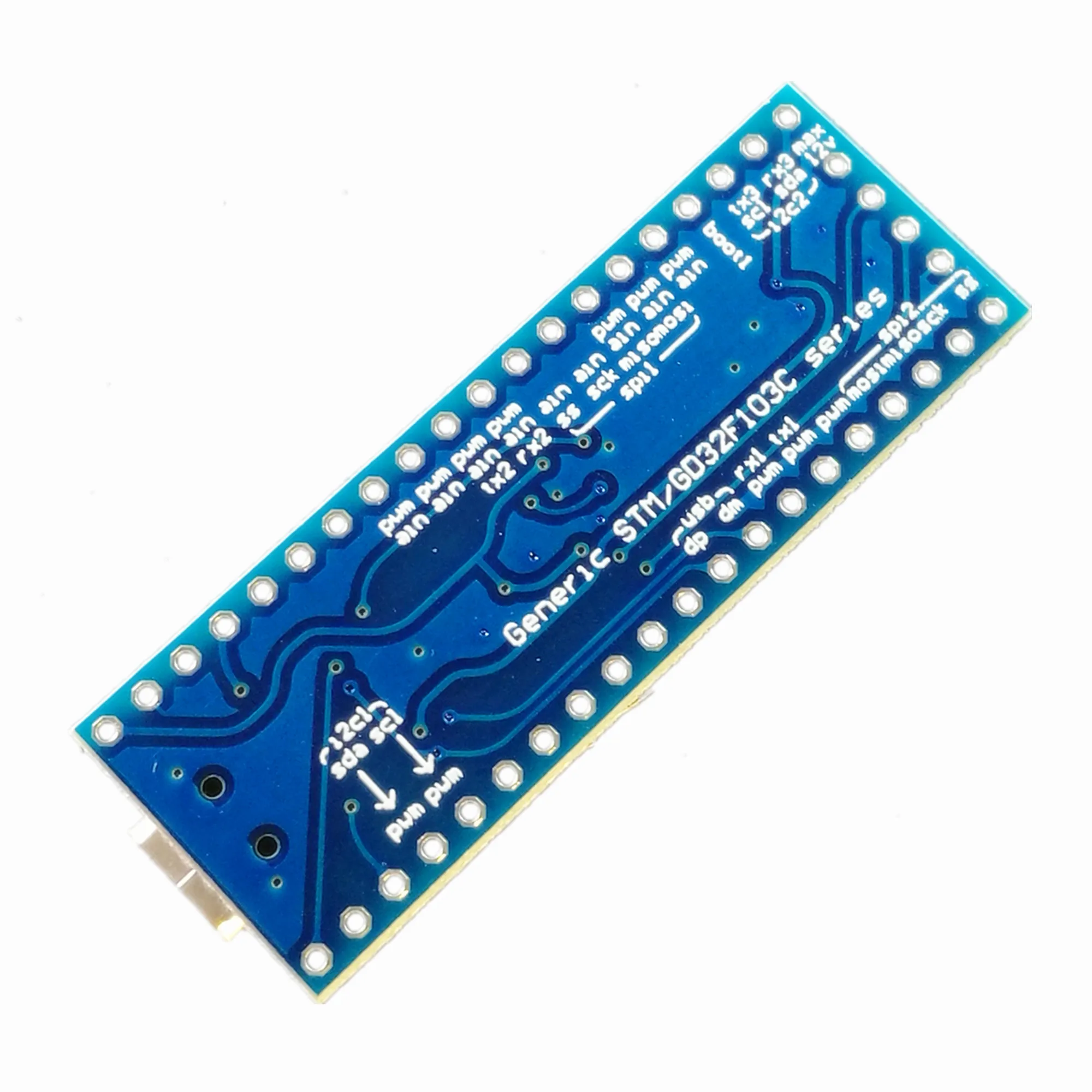 Mini STM32F103CBT6 in acero alternativo Utilizza STM32F103C8T6/GD32F103C8T6/CKS32F103C8T6/APM32F103CBT6 4 tipi di circuiti integrati con caricatore