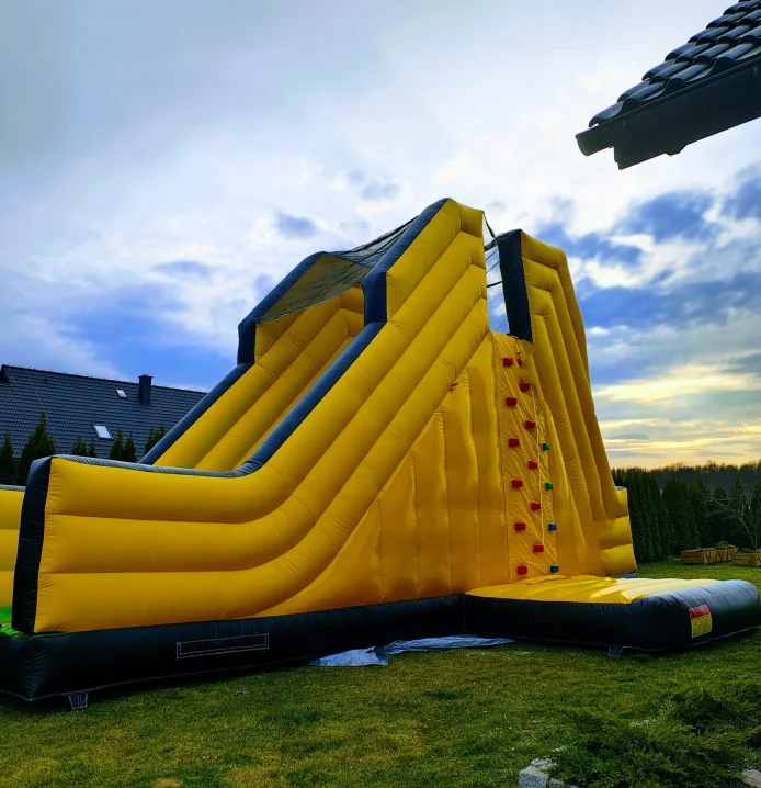 

Inflatable Rock Climbing Wall Slide Bouncer for Outdoor Commercial Use for Trampoline Park and Sports Parkpromote sales