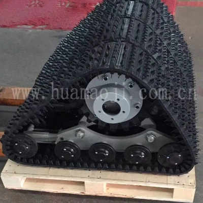 Electric Sand Snow Track System Rubber Car Boot ATV Track Assembly  Go Kart UTV Buggy Snowmobile-for Excavator