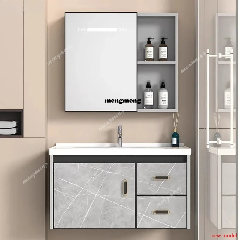 

F182 Toilet Washbasin Cabinets Vintage Light Mirror Storage Cabinets Vanity Makeup Muebles Para El Hogar Maderaa Home Furniture