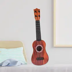 Realistic 4 String Soprano Ukulele Instrument, Early Education Toy Strumming