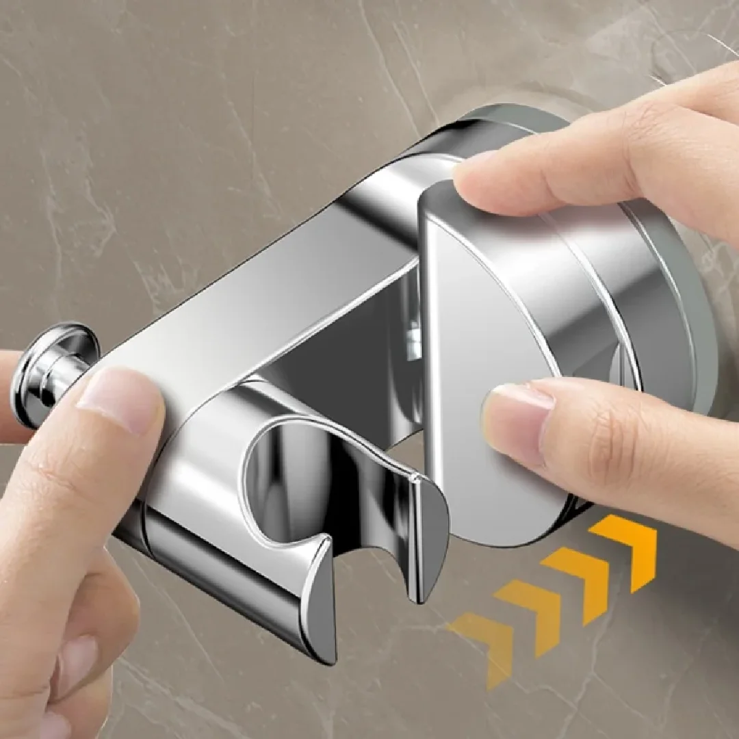 No Drilling Self Stick Shower Sprayer Bracket Adjustable Movable Wall Mount Holder Universal Bathroom Shower Head Support Stand