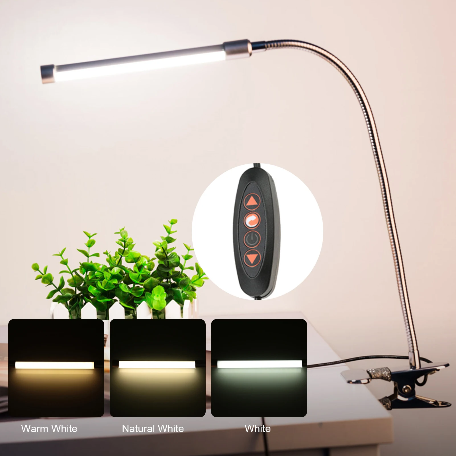 

Лампа для чтения 10 Вт, с защитой глаз, с зажимом