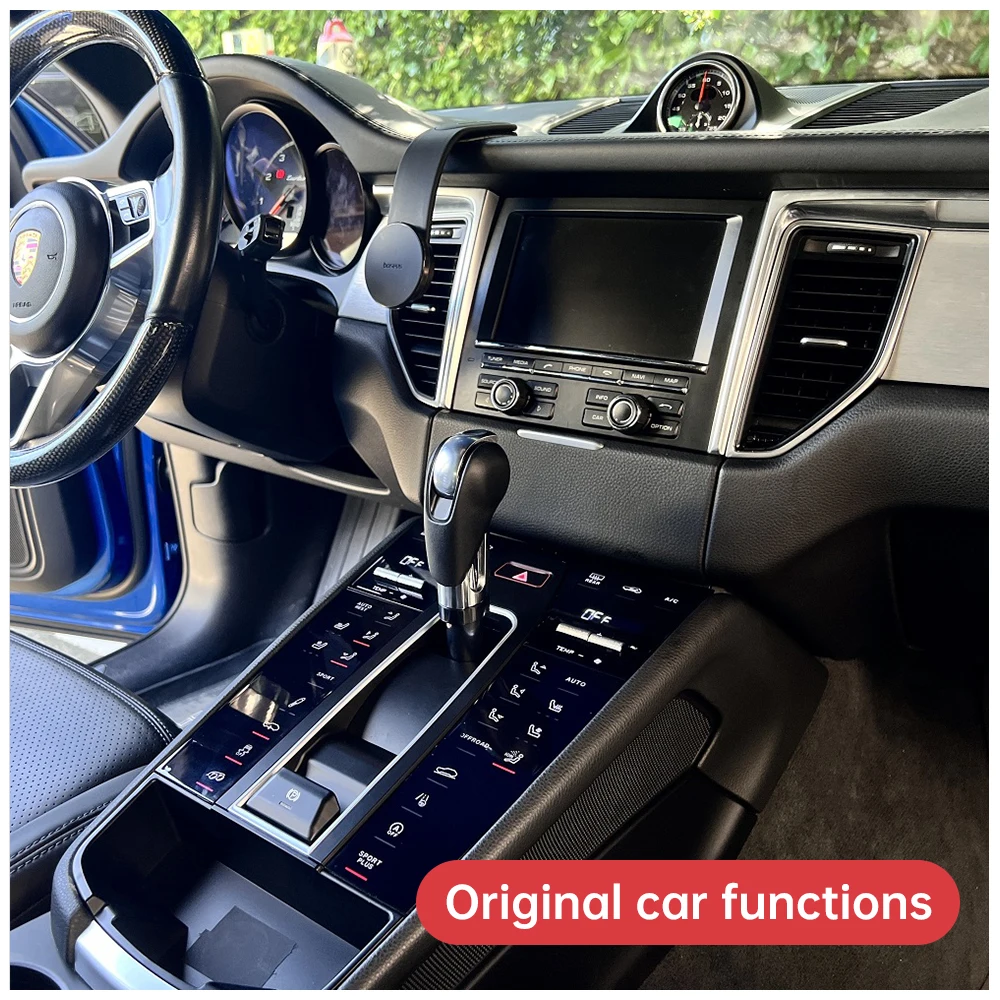 Upgrade for Macan Interior Accessories Digital Control Panel for Front Interiors Center Console Saddles
