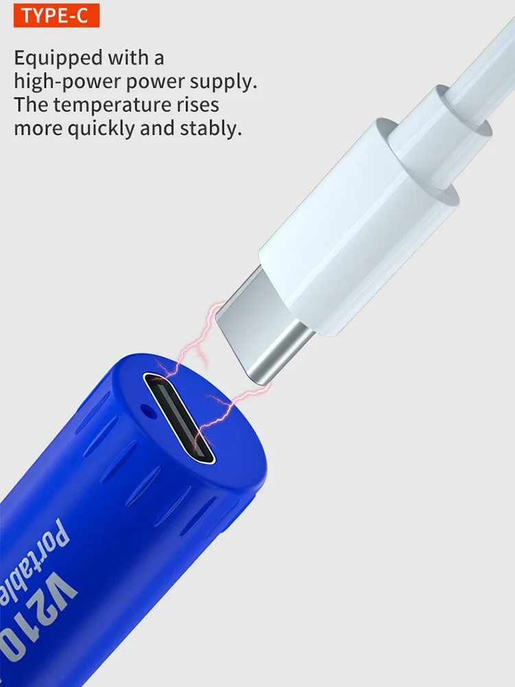 Penna di saldatura meccanico V210 portatile a temperatura costante ricaricabile saldatore elettrico automatico sonno Mini strumento di riparazione