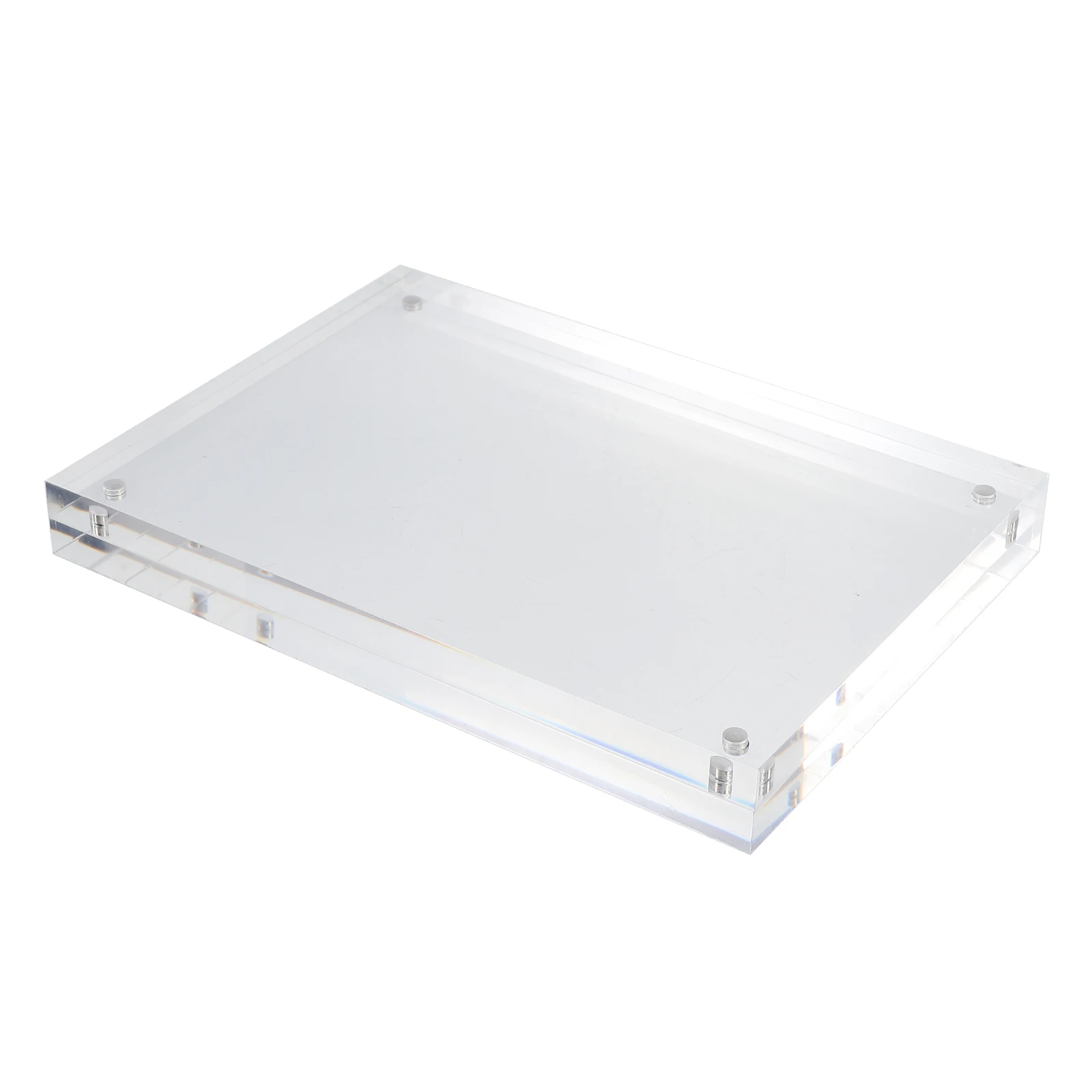 

1Pcs Magnetic Acrylic Photo Frame Transparent Chic Display Board Home Decorative Picture Holder Simple 7 Inch Display Price Sign