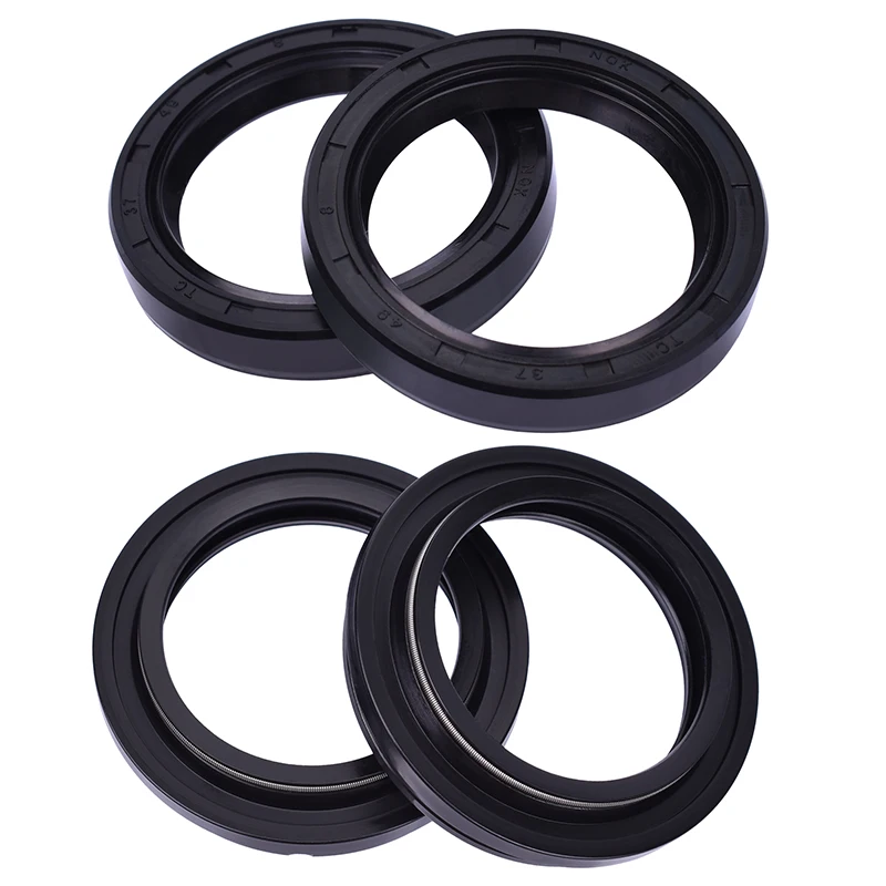 37x49x8 Motor Oil Seal Fork 37mm For DERBI MULHAC TERRA EU3 125 HAR/LEY XG750 STREET Kawasaki ZZ-R EX 250 YAMAHA VP 125 250 X cc