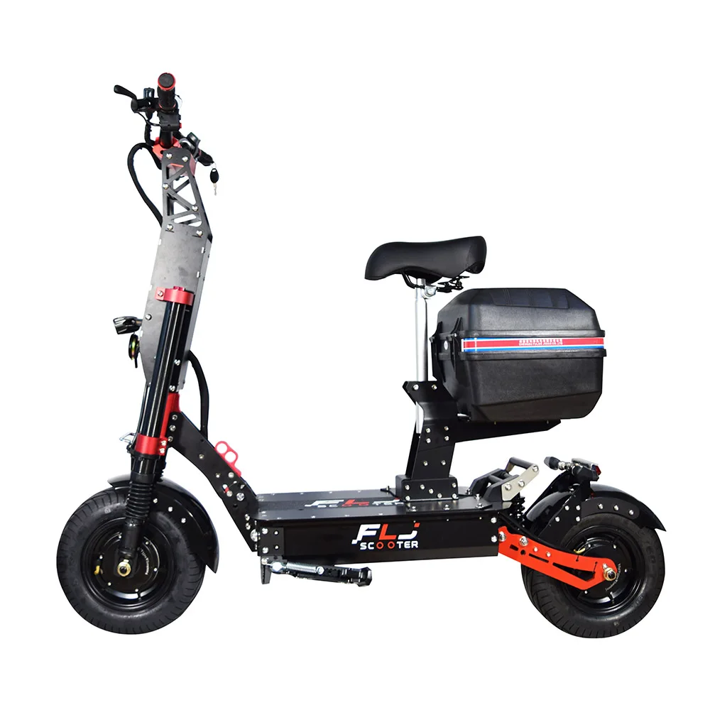 2024 Newest 72V 12000W 13inch Road Fat Tire 75MPH Fast Speed Electric Scooter