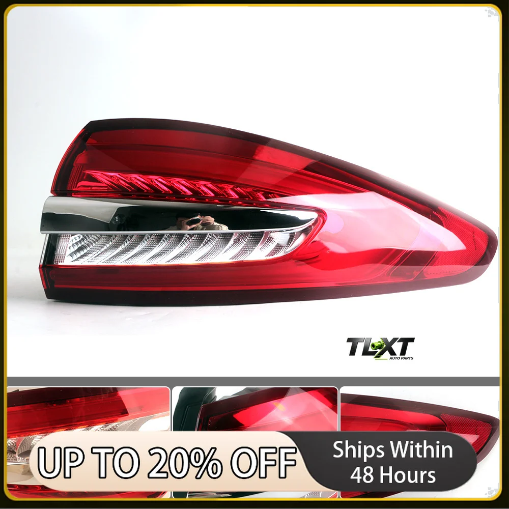 LED Rear Tail Light For Ford Fusion Morocco 2017 2018 2019 2020 Car Signal Brake Lamp Bumper Warning Light