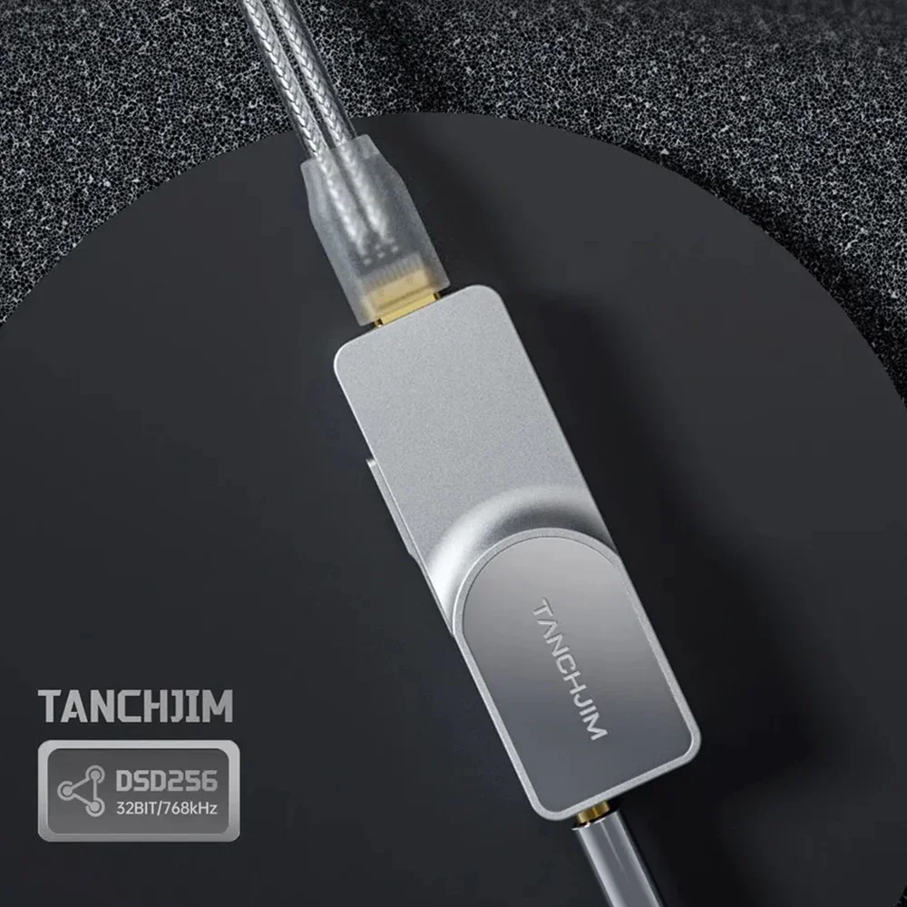 TANCHJIM LUNA Portable USB DAC Amp Headphone Amplifier dual CS43198 chips 3.5mm 4.4mm Output PCM768 DSD256 285mW/32ohm 54mW/300