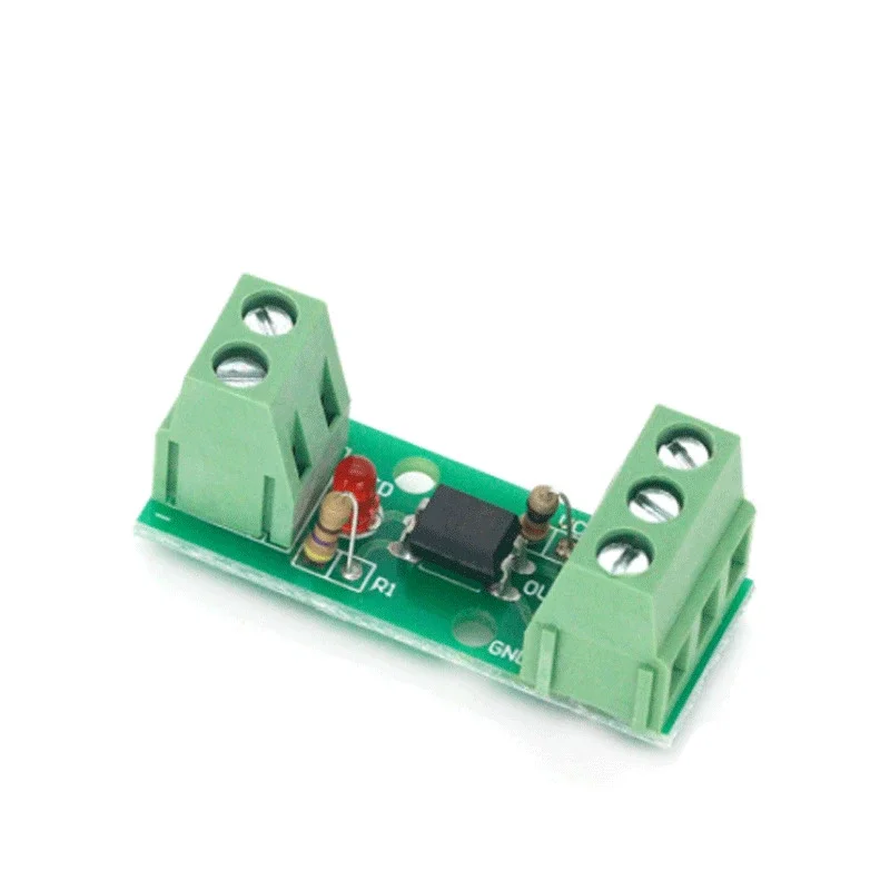 1 Channel Way Optocoupler Isolation Module PC817 EL817 3V-5V 12V 24V Photoelectric Isolator Rail Holder PLC Drive Motor Board