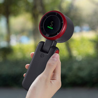 Portable Handheld Fan Rechargeable Hanging Neck Fan 5 Speeds Foldable Desk Fan for Travel Camping Outdoor Gifts for Women Men