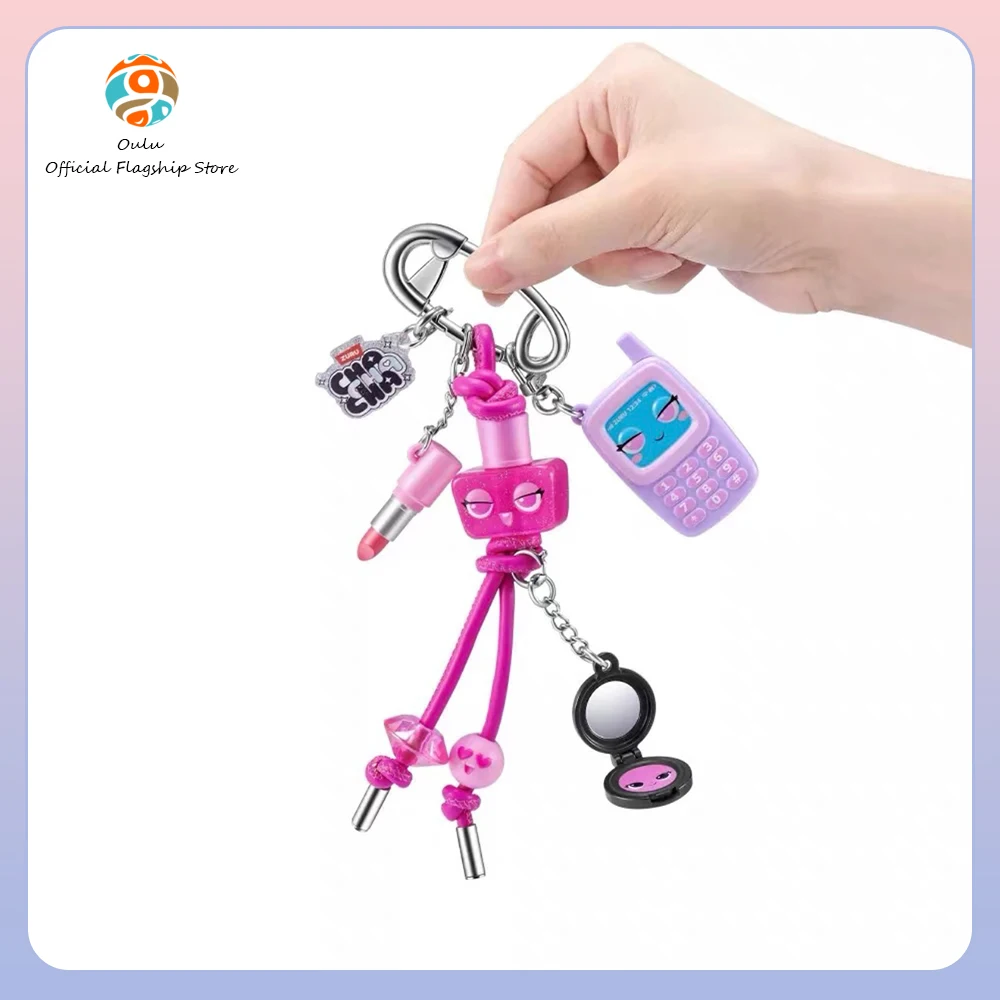 

New Genuine Zuru Blind Box Zuru Bag Charm Keychains Keyring Ornament Trendy Play Gift Toy Mini Brands Fashion Series Mystery Box