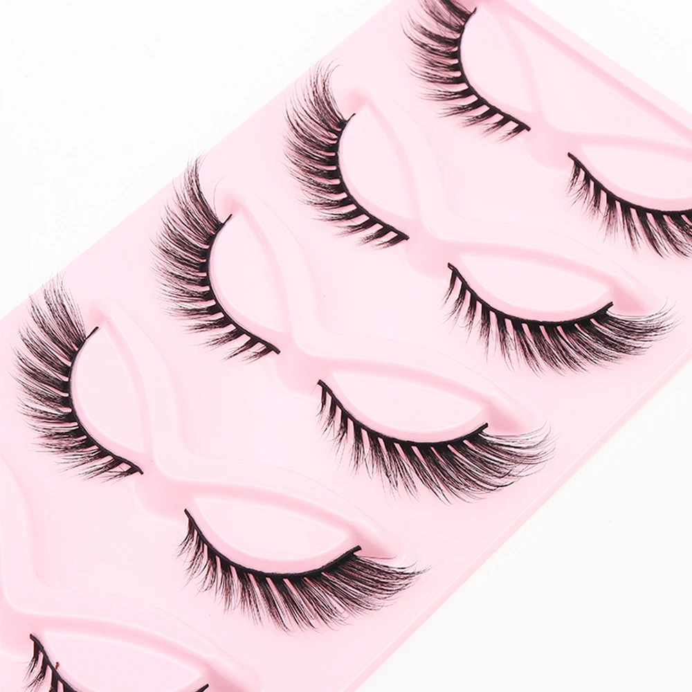 Wimpern 5/10/16 Paar 3D Faux Nerz Wimpern Natürliche Falsche Wimpern Wiederverwendbare Dramatische Volumen Wimpern Make-Up Wimpern Verlängerung – Detail 5