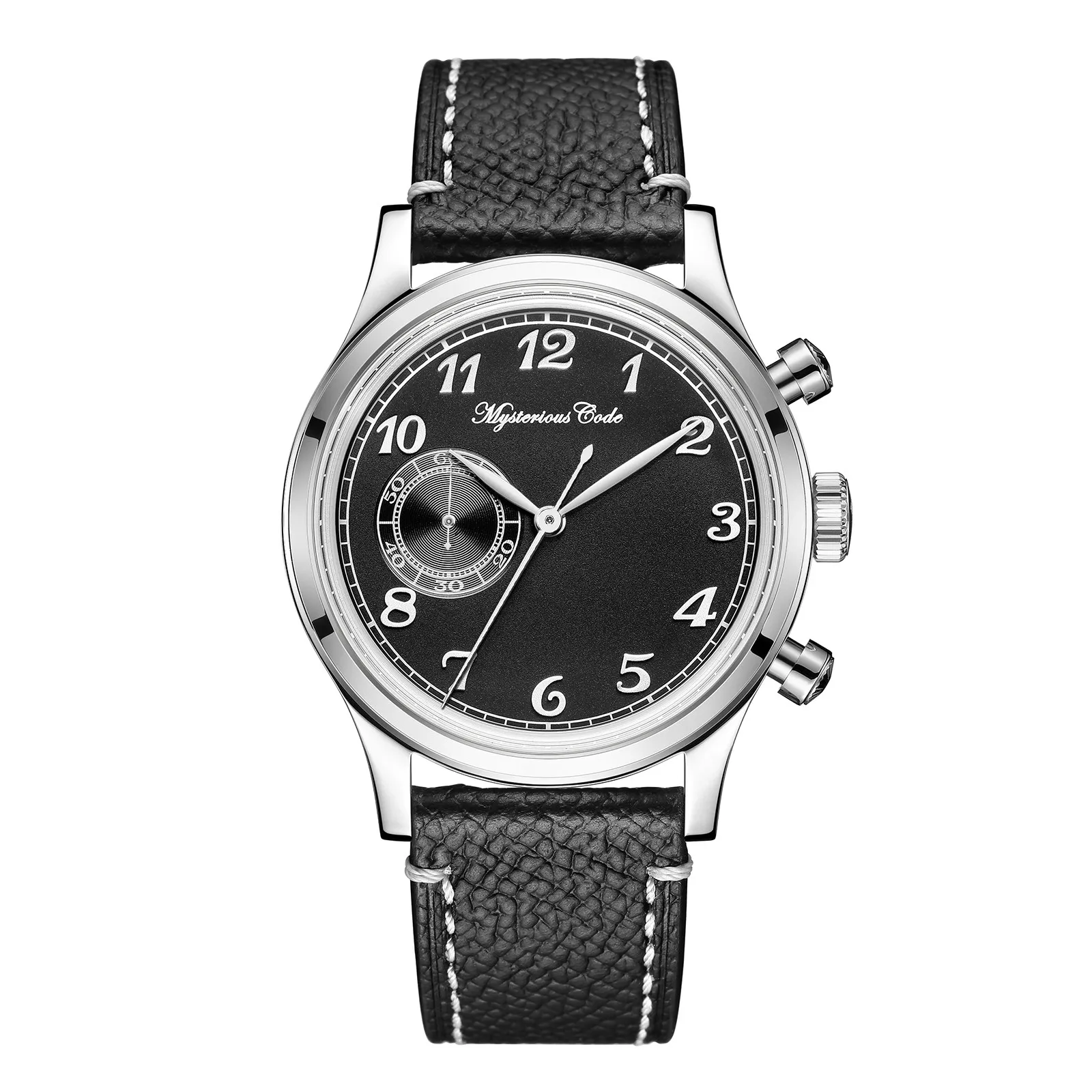 MysteriousCold New Men's Watches 38mm Luxury Quartz Chronograph Watch VK64 Movement Sapphire Crystal 5ATM Waterproof Wristwatch