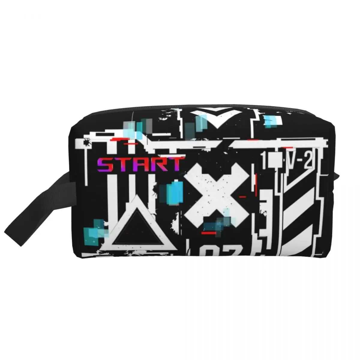 Travel Techwear Toiletry Bag Kawaii Japanese Future Tech Street Wear Style Cosmetic Makeup Organizer Beauty Storage Dopp Kit Box